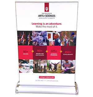 Retractable Banner Stand example